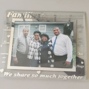 Elegant Silver Family Picture Frame